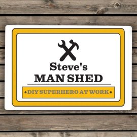 (image for) Personalised Man At Work Sign