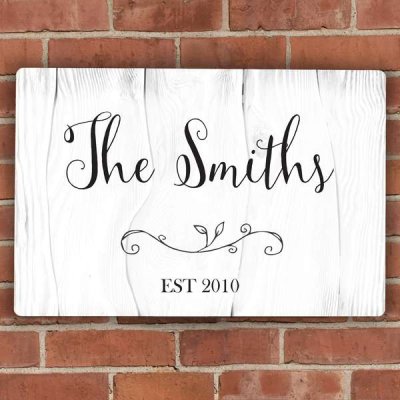 (image for) Personalised Rustic Metal Sign