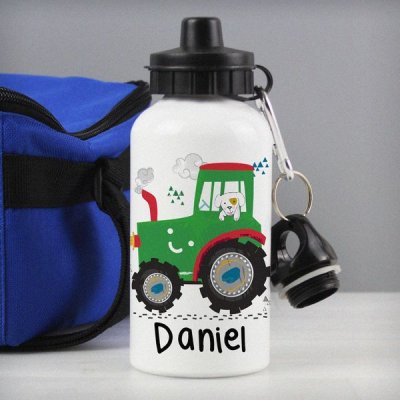 (image for) Personalised Tractor Drinks Bottle