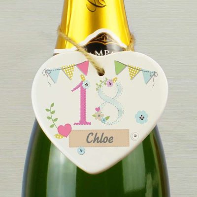 (image for) Personalised Birthday Craft Ceramic Heart