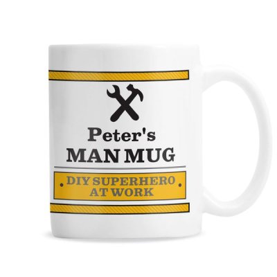 (image for) Personalised Man At Work Mug