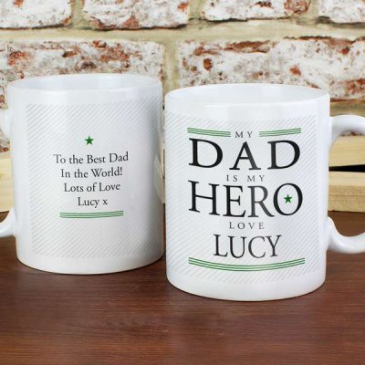 (image for) Personalised My Dad is My Hero Mug