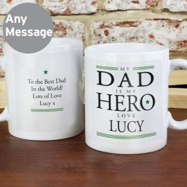 (image for) Personalised My Dad is My Hero Mug