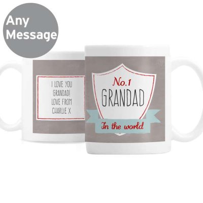 (image for) Personalised No.1 Shield Mug