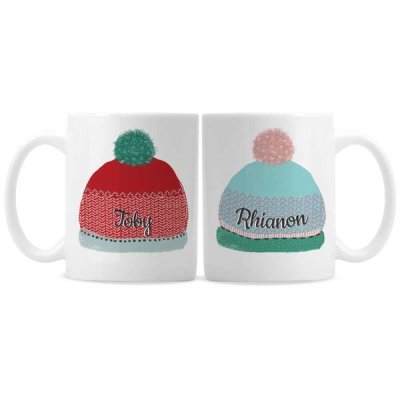 (image for) Personalised Woolly Hats Mug Set