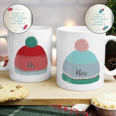 (image for) Personalised Woolly Hats Mug Set