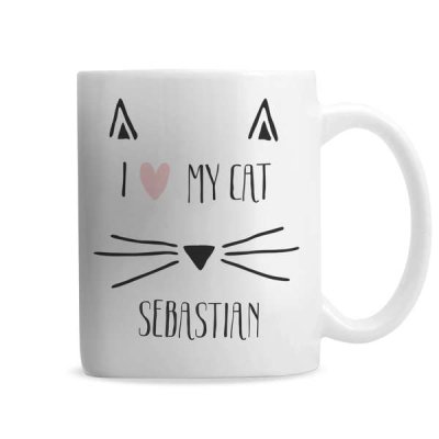 (image for) Personalised Cat Features Mug