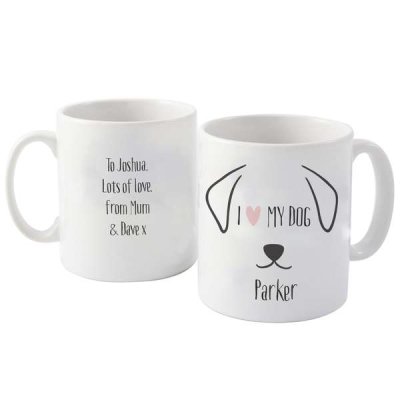 (image for) Personalised Dog Features Mug