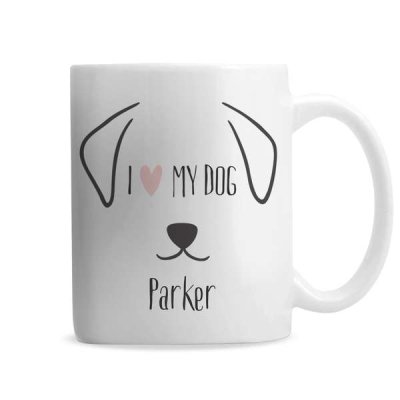 (image for) Personalised Dog Features Mug