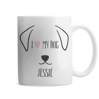 (image for) Personalised Dog Features Mug