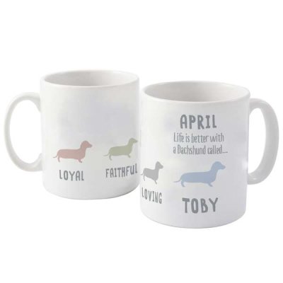 (image for) Personalised Dachshund Dog Breed Mug