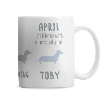 (image for) Personalised Dachshund Dog Breed Mug