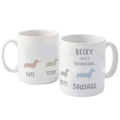 (image for) Personalised Dachshund Dog Breed Mug