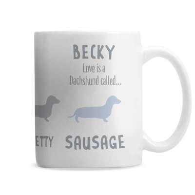 (image for) Personalised Dachshund Dog Breed Mug