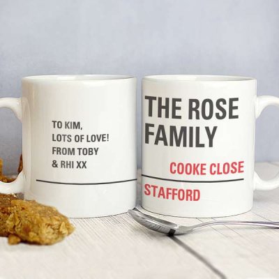 (image for) Personalised London Street Sign Mug