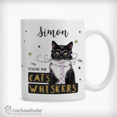 (image for) Personalised Rachael Hale 'You're the Cat's Whiskers' Mug