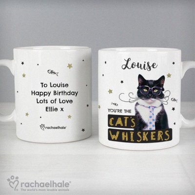 (image for) Personalised Rachael Hale 'You're the Cat's Whiskers' Mug