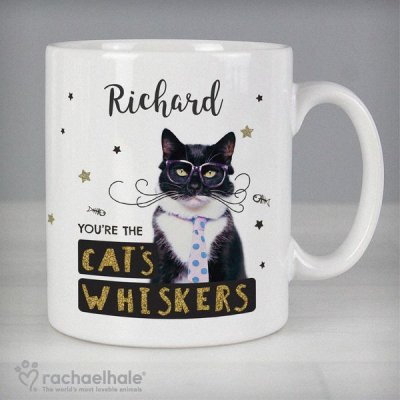 (image for) Personalised Rachael Hale 'You're the Cat's Whiskers' Mug