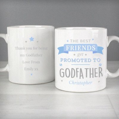 (image for) Personalised Blue Promoted to Mug