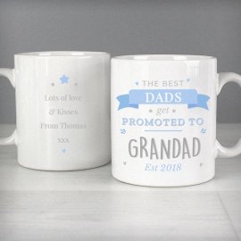 (image for) Personalised Blue Promoted to Mug