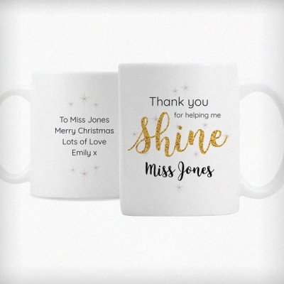 (image for) Personalised Shine Teacher Mug