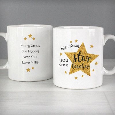 (image for) Personalised Star Teacher's Mug