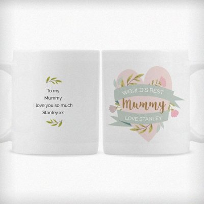 (image for) Personalised Floral Mother's Day Mug