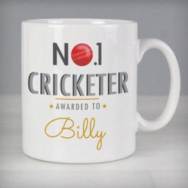 (image for) Personalised No.1 Cricketer Mug