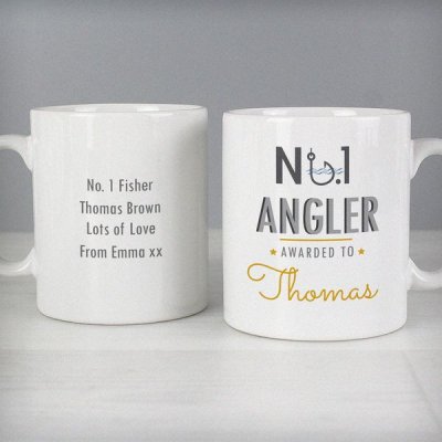 (image for) Personalised No.1 Angler Mug