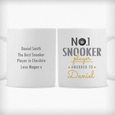 (image for) Personalised No.1 Snooker Player Mug