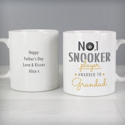 (image for) Personalised No.1 Snooker Player Mug