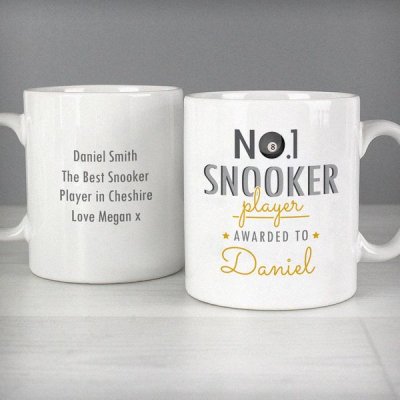 (image for) Personalised No.1 Snooker Player Mug