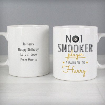 (image for) Personalised No.1 Snooker Player Mug