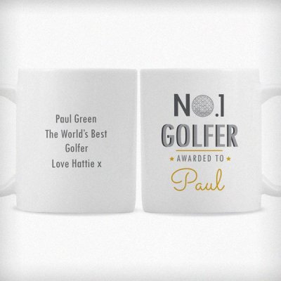 (image for) Personalised No.1 Golfer Mug