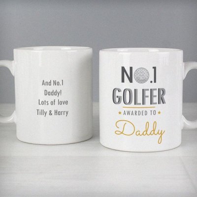 (image for) Personalised No.1 Golfer Mug