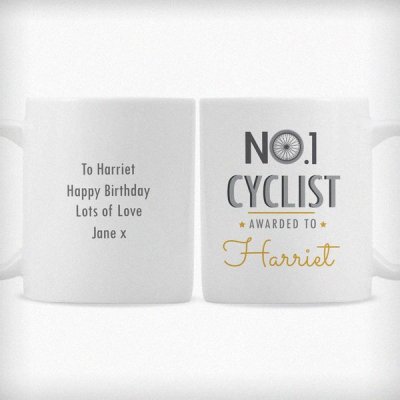 (image for) Personalised No.1 Cyclist Mug