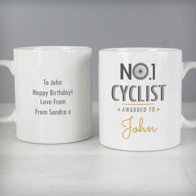 (image for) Personalised No.1 Cyclist Mug