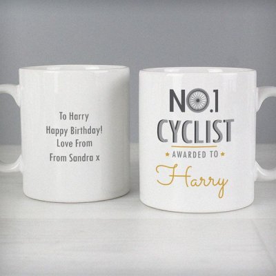 (image for) Personalised No.1 Cyclist Mug