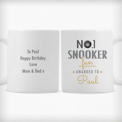 (image for) Personalised No.1 Snooker Fan Mug