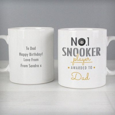 (image for) Personalised No.1 Snooker Fan Mug