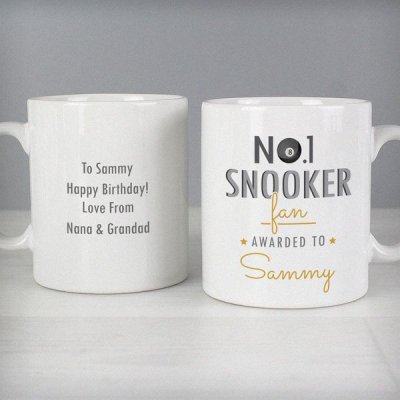 (image for) Personalised No.1 Snooker Fan Mug