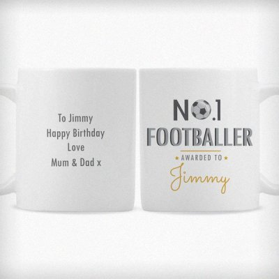 (image for) Personalised No.1 Footballer Mug