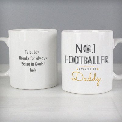 (image for) Personalised No.1 Footballer Mug