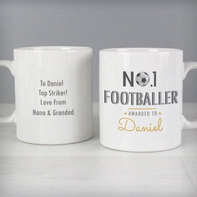 (image for) Personalised No.1 Footballer Mug