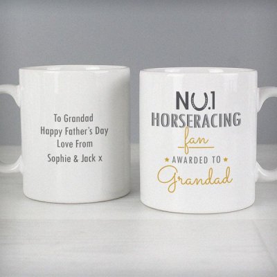 (image for) Personalised No.1 Horseracing Fan Mug