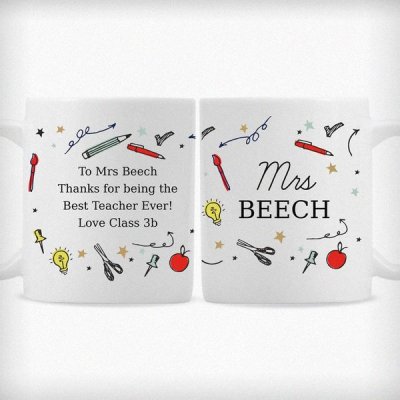 (image for) Personalised School Teachers Mug