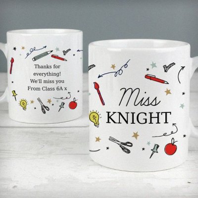 (image for) Personalised School Teachers Mug