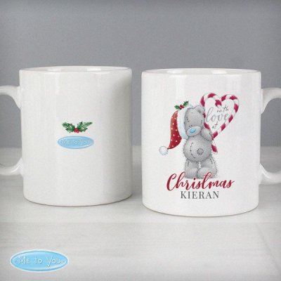 (image for) Personalised Me To You 'With Love At Christmas' Couples Mug Set