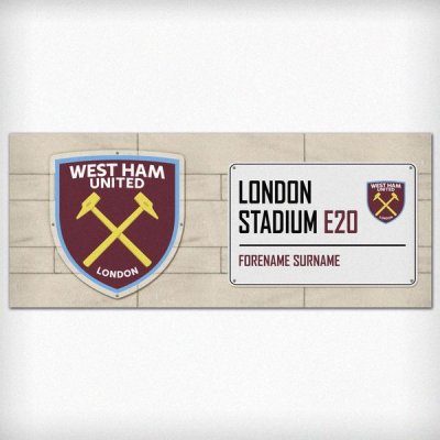 (image for) West Ham United FC Street Sign Mug