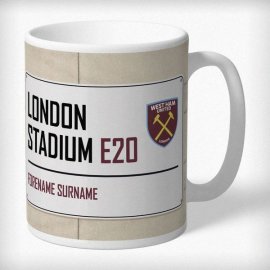 (image for) West Ham United FC Street Sign Mug